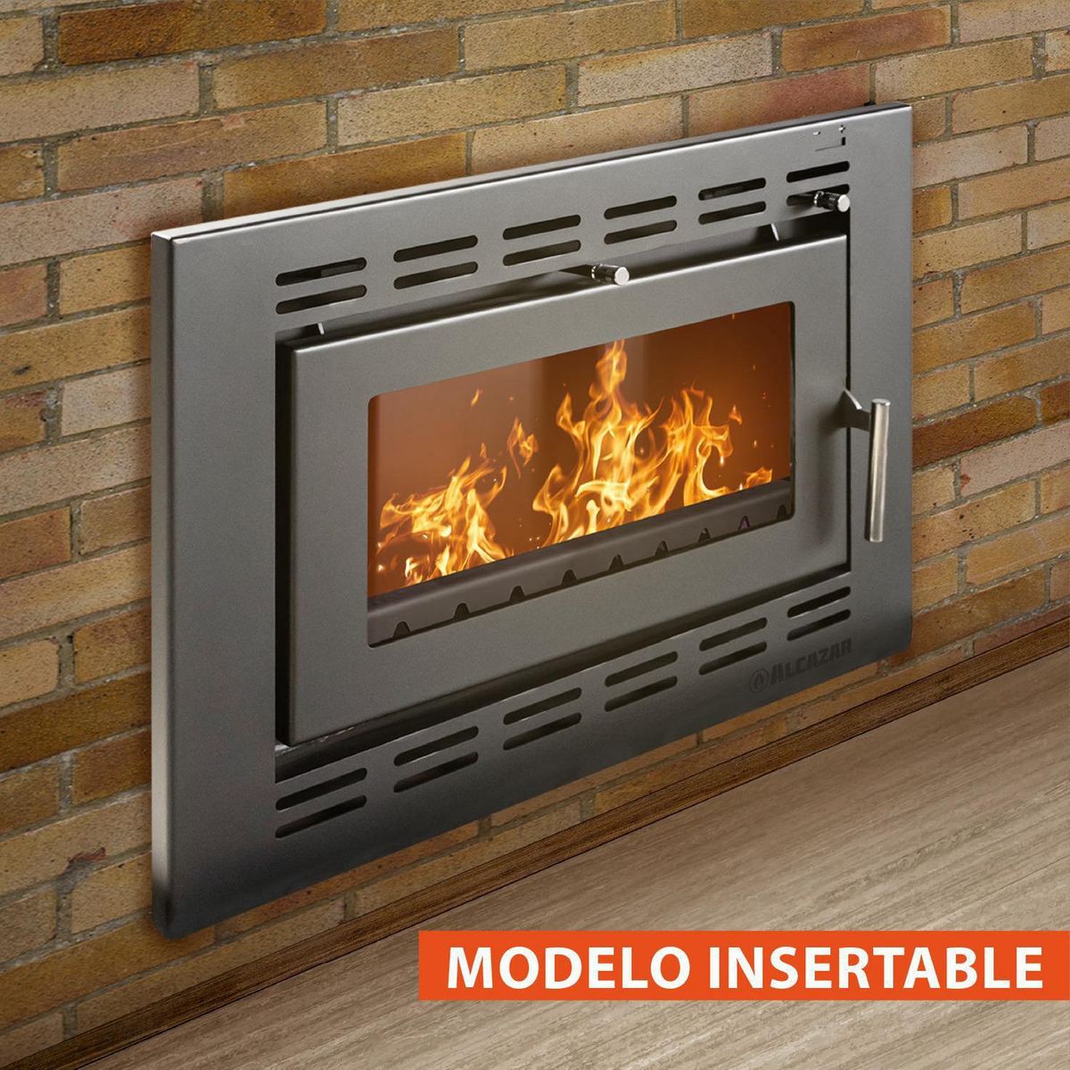 ALCAZAR - Estufa Leña Mont Blanc Insert 