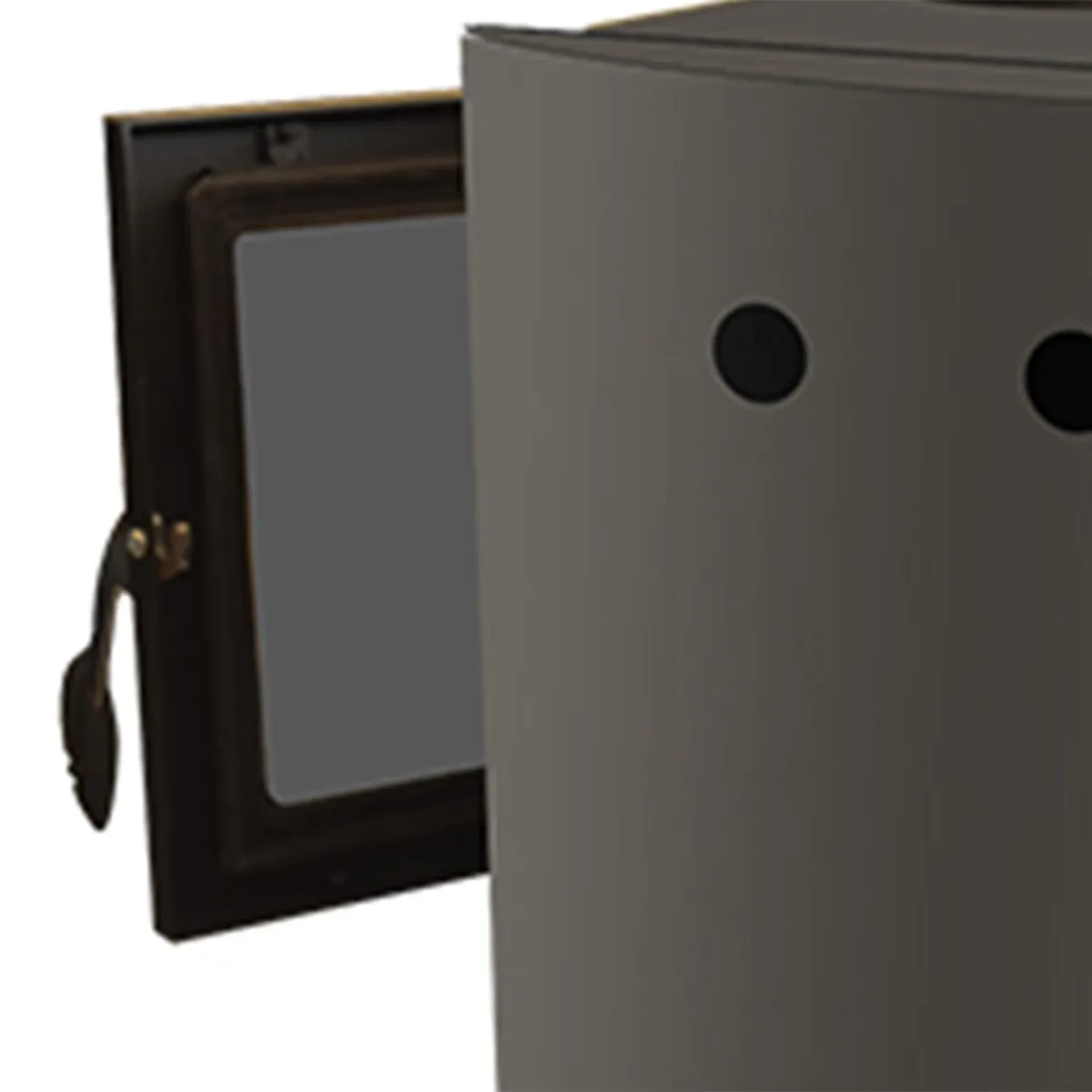 ALCAZAR - Estufa Leña Magnum Gris charcoal