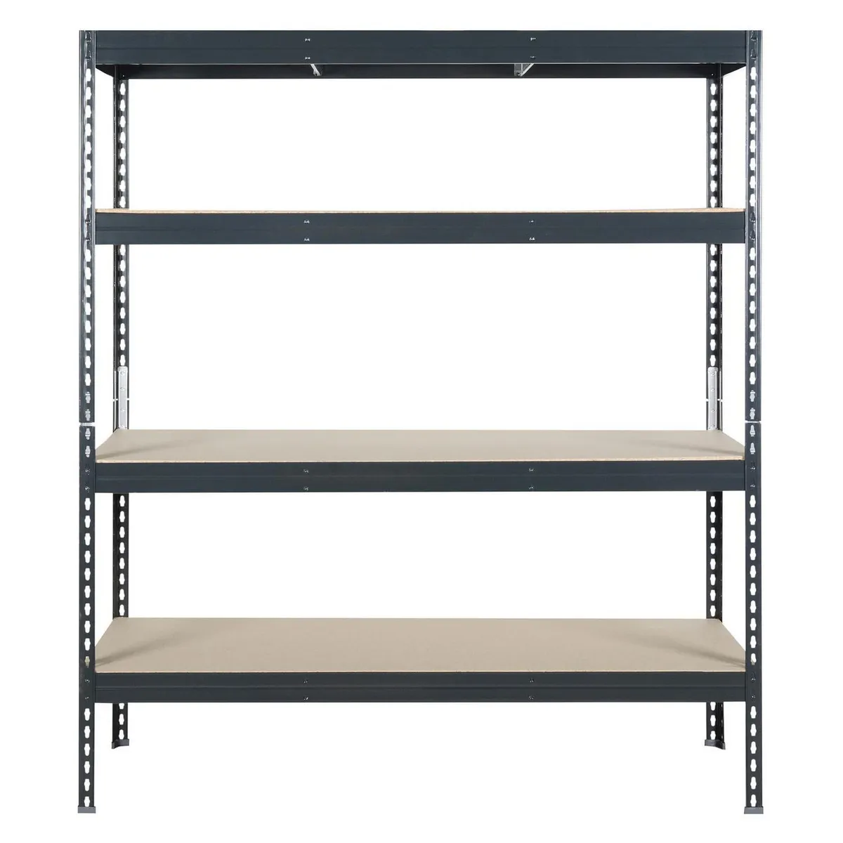 FIXSER - Estante Rivet Metal 4 Nivel(es) 150x176x60 cm Gris