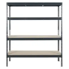 FIXSER - Estante Rivet Metal 4 Nivel(es) 150x176x60 cm Gris