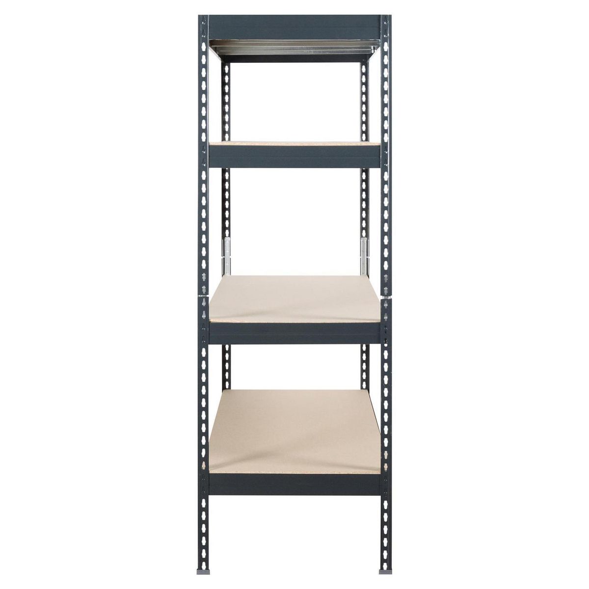 FIXSER - Estante Rivet Metal 4 Nivel(es) 150x176x60 cm Gris