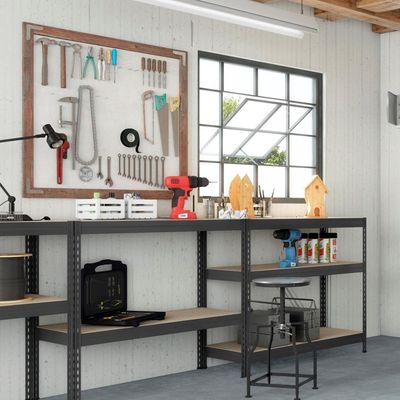 Imagen 2 del producto Estante Remache Metal 5 Nivel(es) 100x192x50 cm Grafito