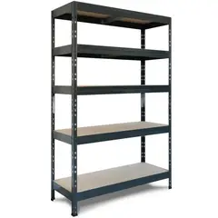 FIXSER - Estante Gorila Metal 5 Nivel(es) 120x176x50 cm Gris