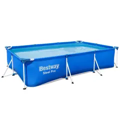 BESTWAY - Piscina Estructural 300x200x66 cm 3.300 Litros Steel Pro
