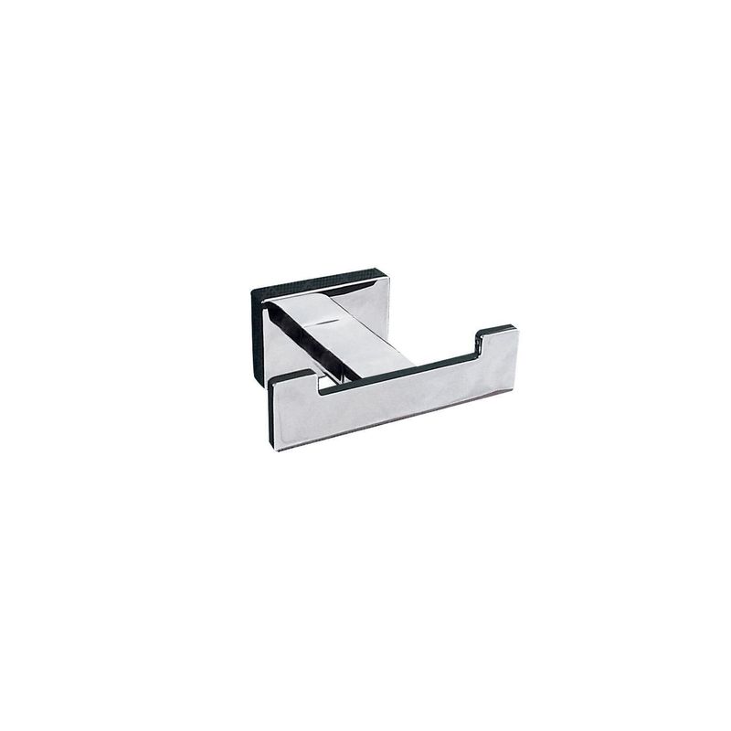 BRIGGS - Gancho doble 8,6x6,1x3,8 cm latón cromado