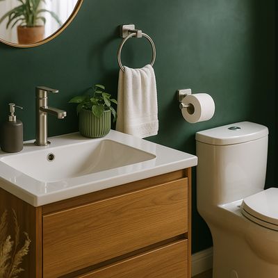 Imagen 2 del producto Toallero Argolla 18,4x6,8x5 cm Acero Inoxidable