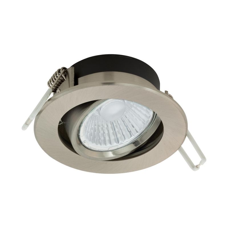 EGLO - Foco embutido aluminio niquel satinado LED 6W