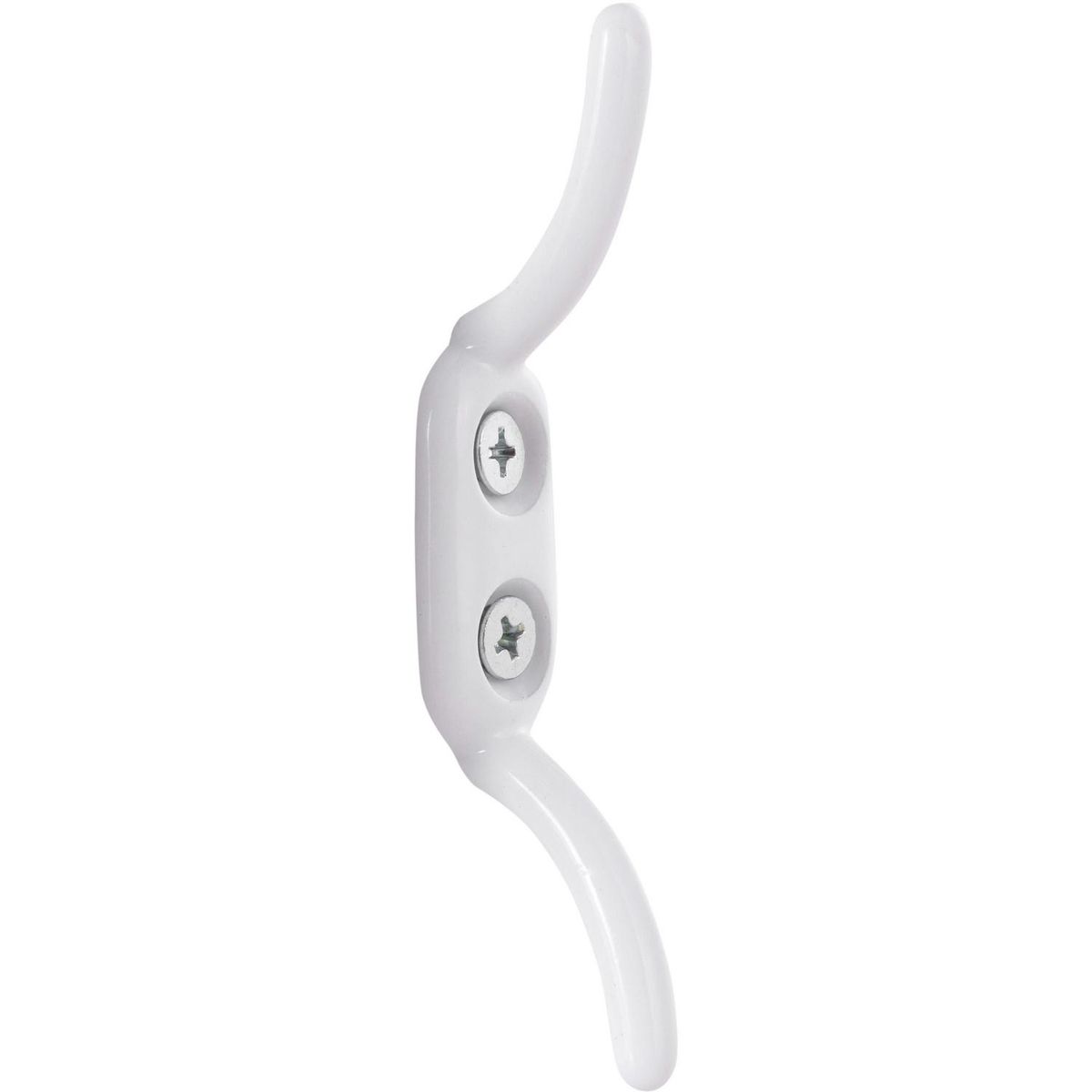 DECOROD - Set de ganchos para barra de cortina 2 unidades blanco