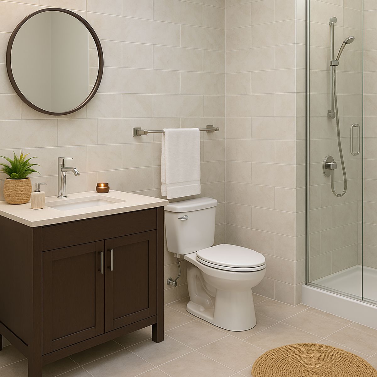 BRIGGS - Toallero barra 60,5x7,8x5 cm acero inoxidable