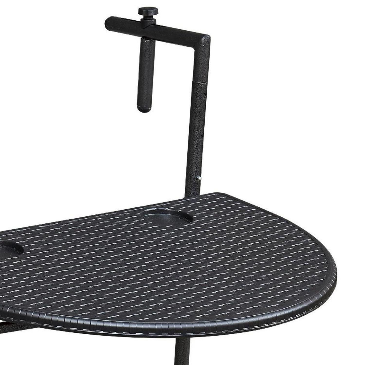 Mesa para balcón plegada