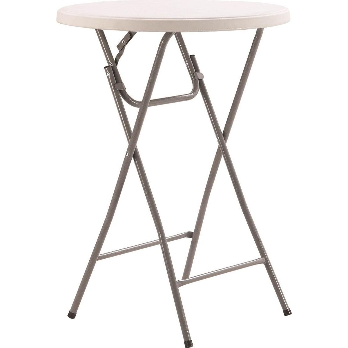 Mesa Bar Plegable Redonda 81x1.11x81 cm Blanco, marca NORTHWEST - Foto Principal