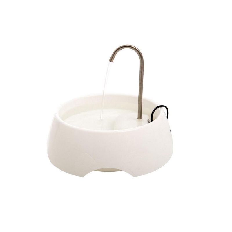 AMICUS - Dispensador de agua mascota eléctrico blanco