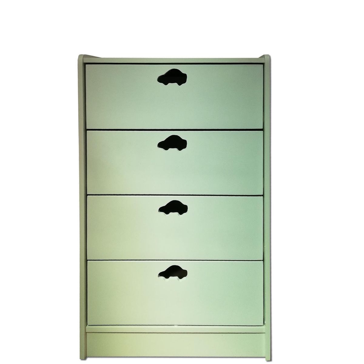 MUEBLES KIDS - Cajonera 4 Cajón(es) Blanca auto 60x95x40 cm Blanco