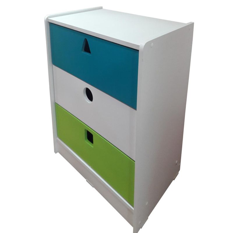 MUEBLES KIDS - Cajonera 3 Cajón(es) Geometric 60x75x40 cm Calipso