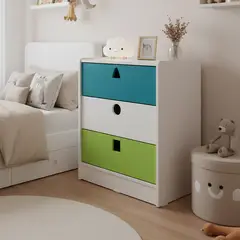 MUEBLES KIDS - Cajonera 3 Cajón(es) Geometric 60x75x40 cm Calipso