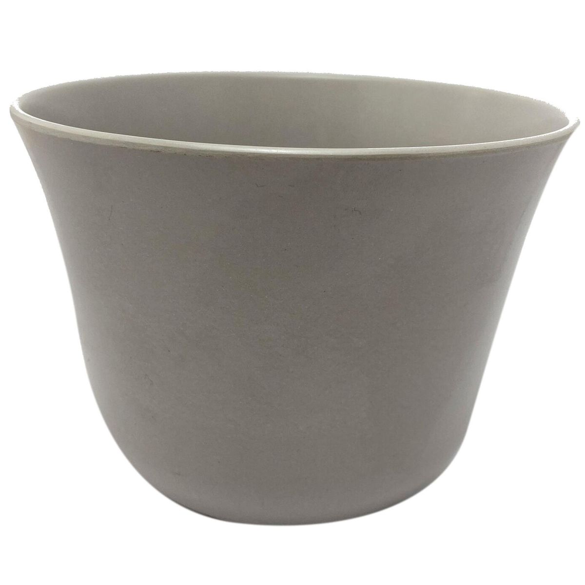 DECOGREEN - Set 2 Maceteros Biodegradables de Silicona 16.5x13 cm Gris