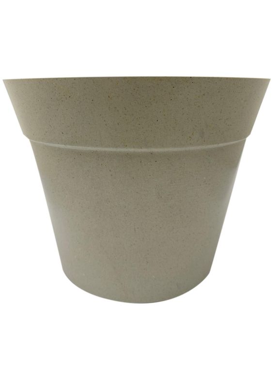 Set 2 Maceteros Biodegradables de Silicona 25x17 cm Gris