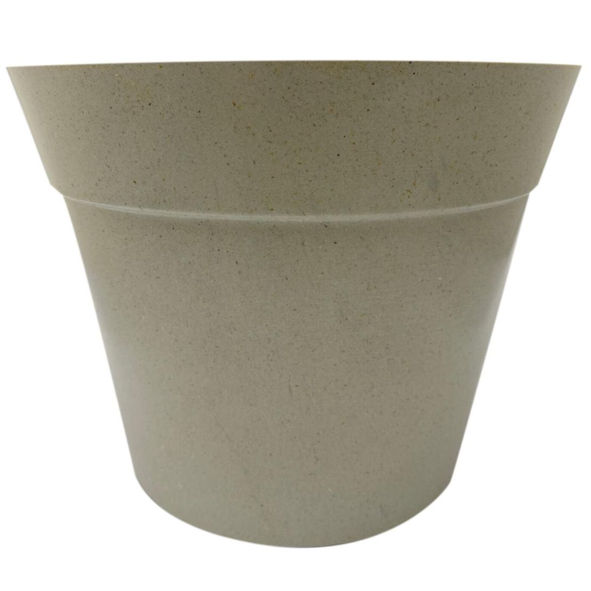 DECOGREEN - Set 2 Maceteros Biodegradables de Silicona 25x17 cm Gris