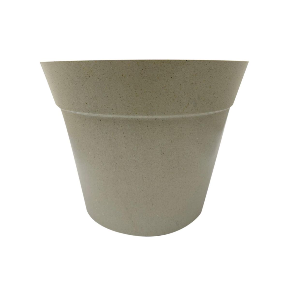 DECOGREEN - Set 2 Maceteros Biodegradables de Silicona 25x17 cm Gris