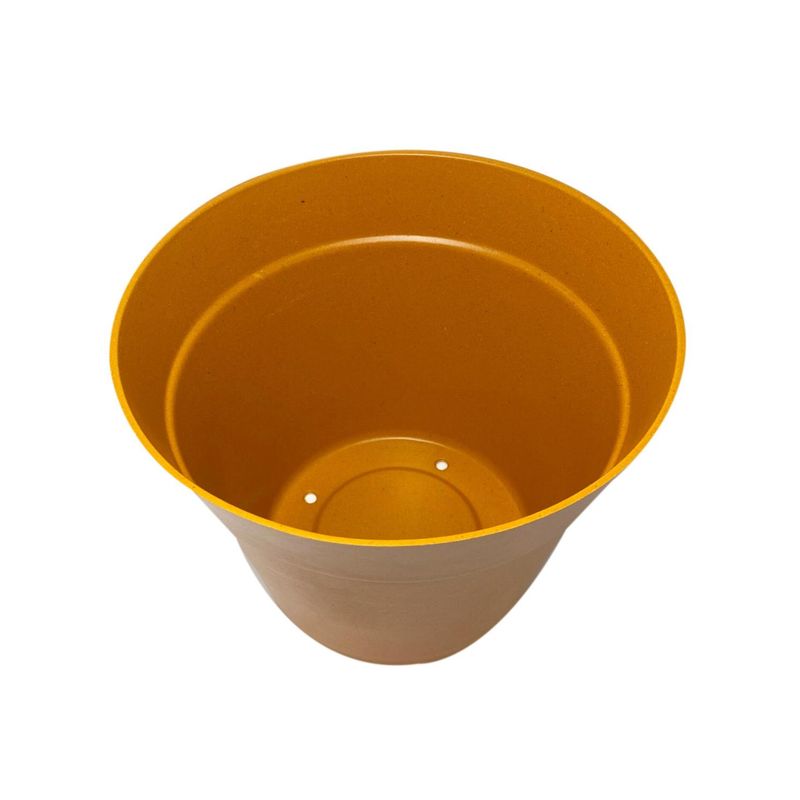 DECOGREEN - Set 2 Maceteros Biodegradables de Silicona 25x17 Terracota