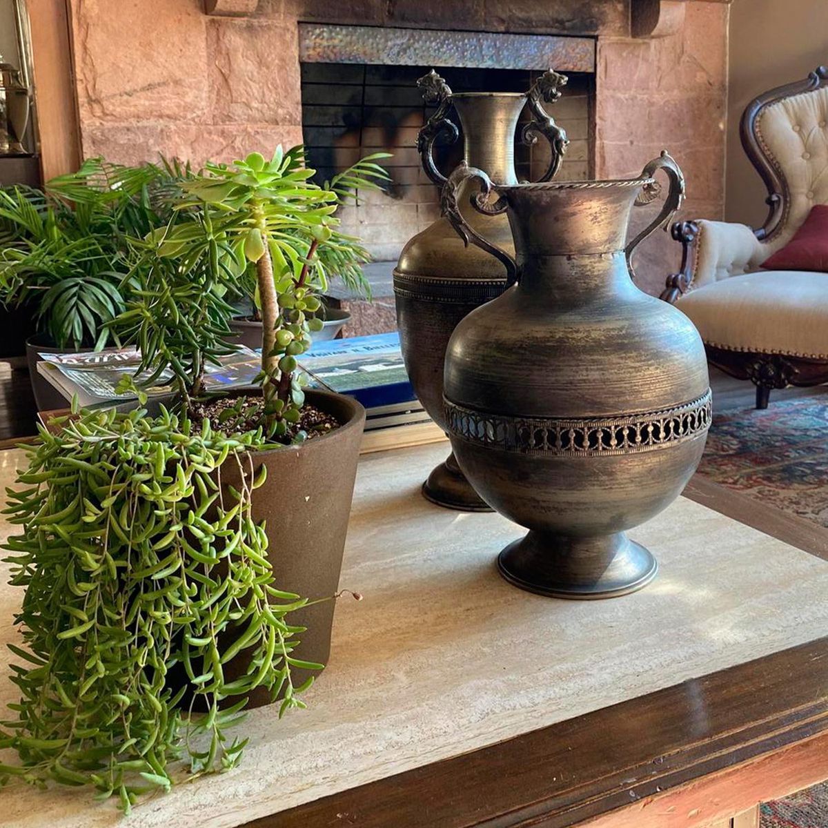 DECOGREEN - Set 2 Maceteros Biodegradables de Silicona 20x18 cm Grafito