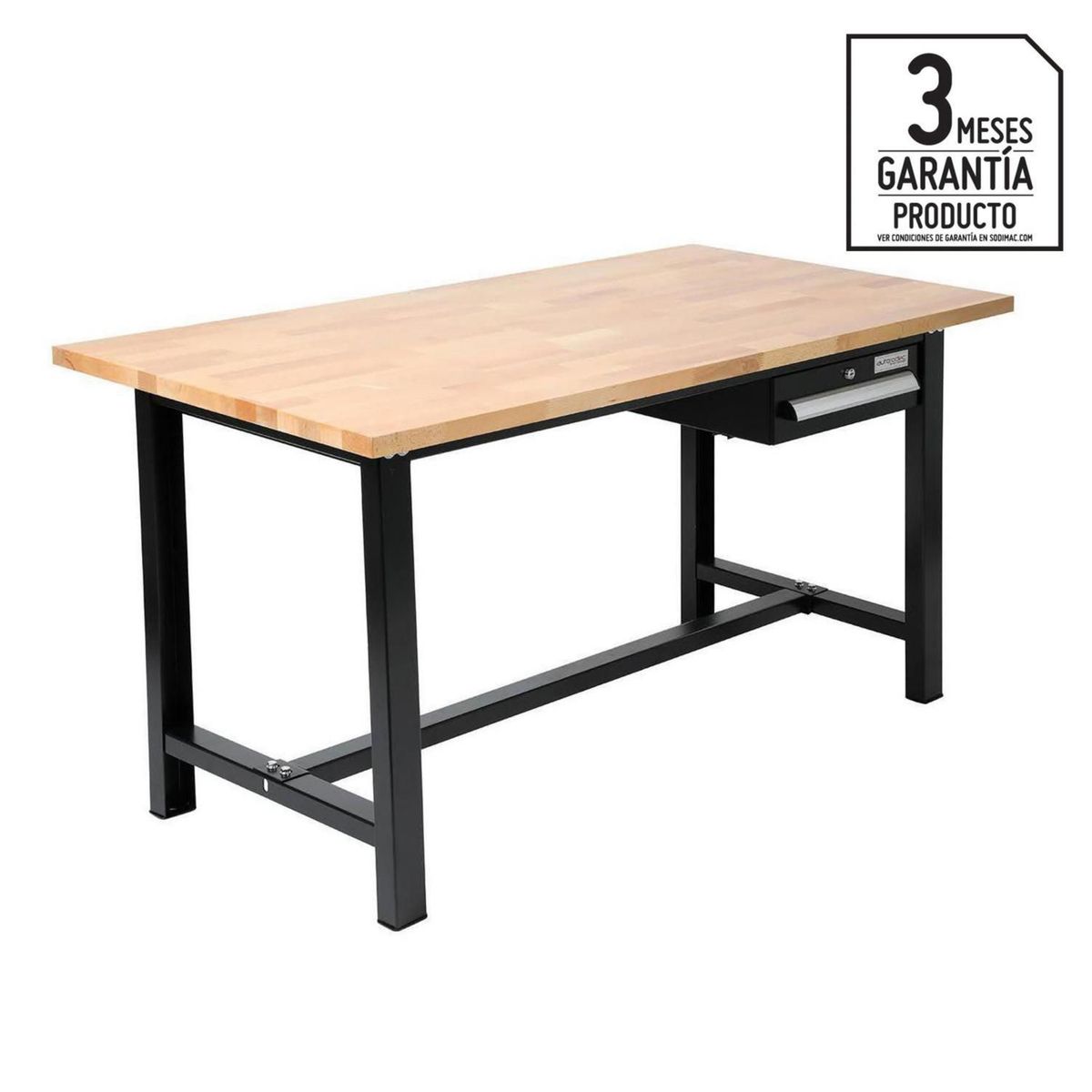 AUTORODEC - Mesón de trabajo 150x75x78cm madera sólida block