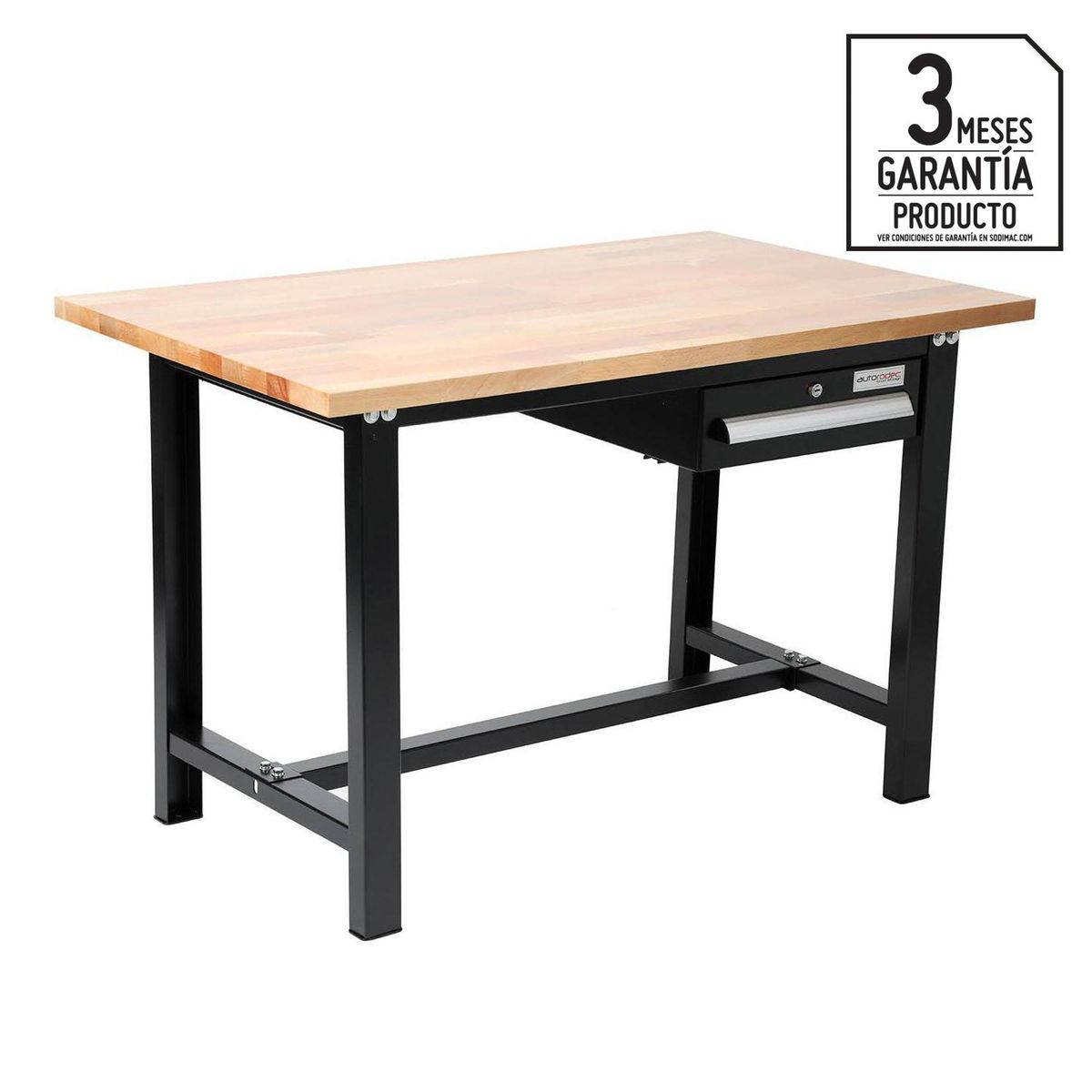 AUTORODEC - Mesón de trabajo 120x75x78cm madera sólida block
