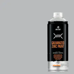MONTANA COLORS - Pintura Galvanizada Zinc 98% Spray 0.4 l Mate Plara