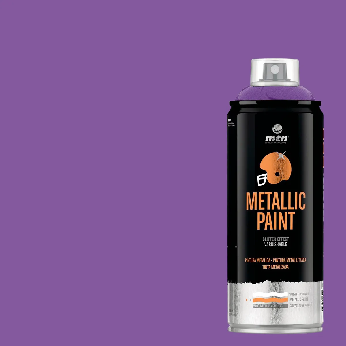 MONTANA COLORS - Pintura Metalizada Spray 0.4 l Brillante Violeta