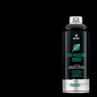 Pintura Resistente Altas Temperaturas Spray Mate Negro 400ml