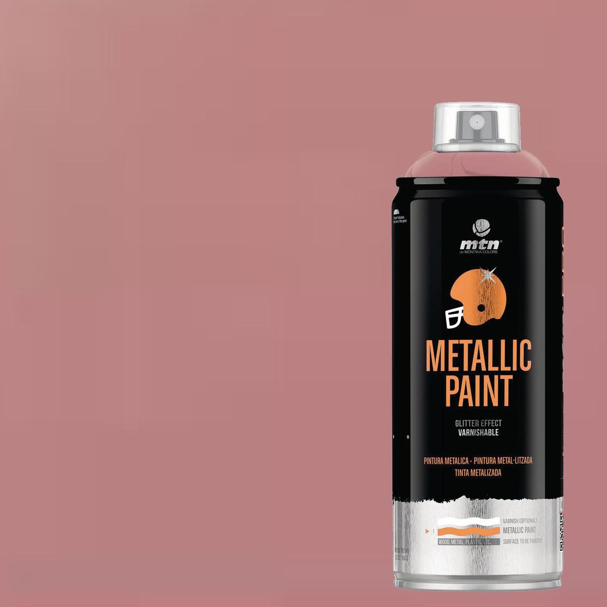 MONTANA COLORS - Pintura Metalizada Spray 0.4 l Brillante Rosado