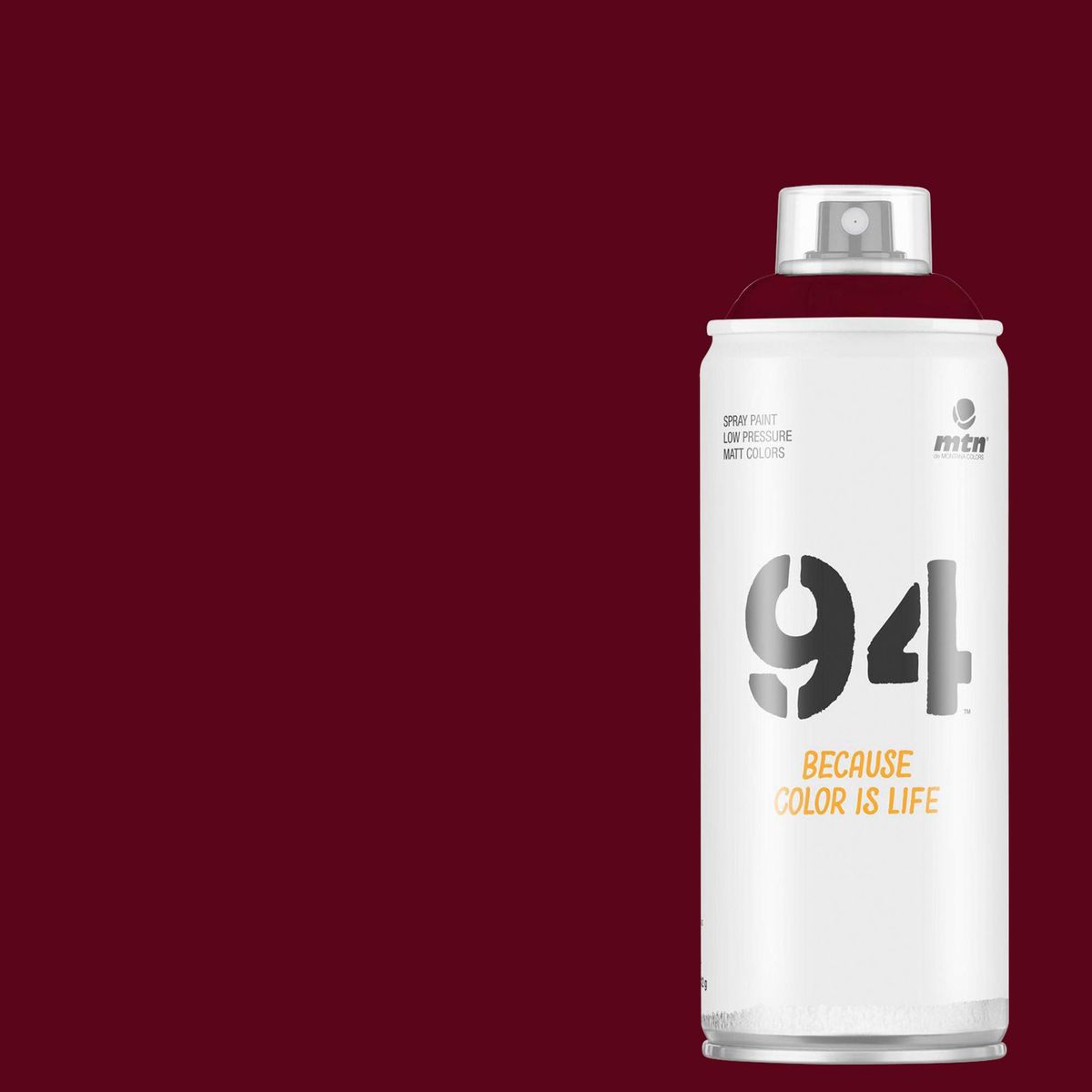 MONTANA COLORS - Pintura en Spray Mate Rojo Burdeo 400ml