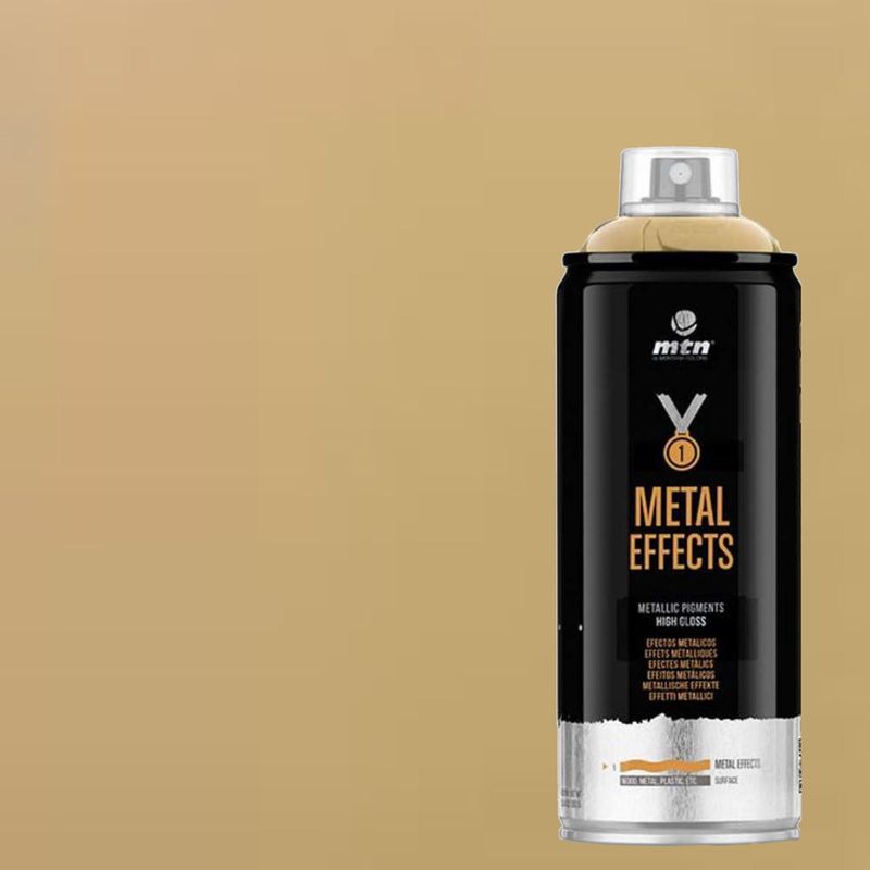 MONTANA COLORS - Pintura en Spray Efecto Cromado Brillante Cobre 400ml