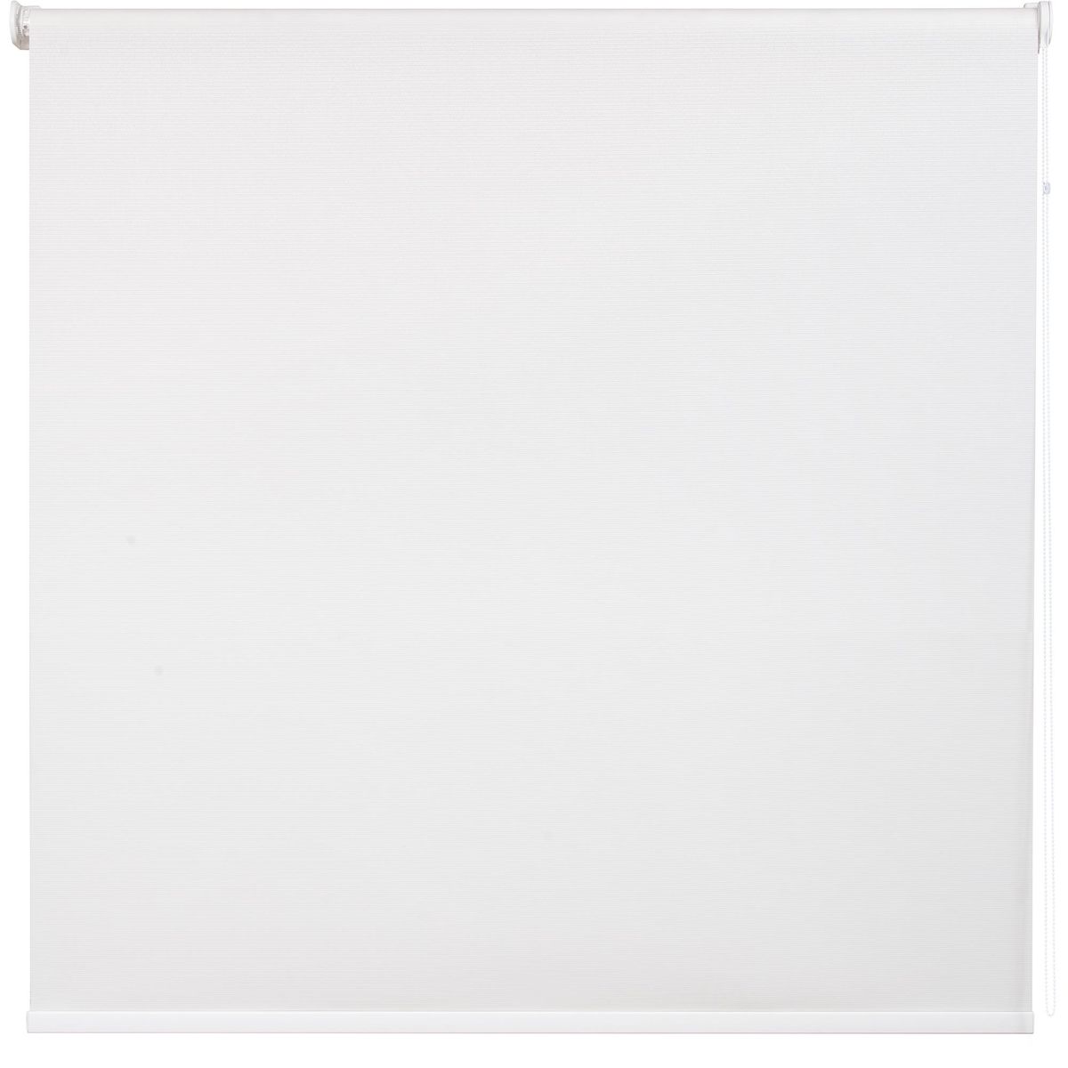 JUST HOME COLLECTION - Roller Natural Blanco Ancho 131a140cm Alto 221a240cm