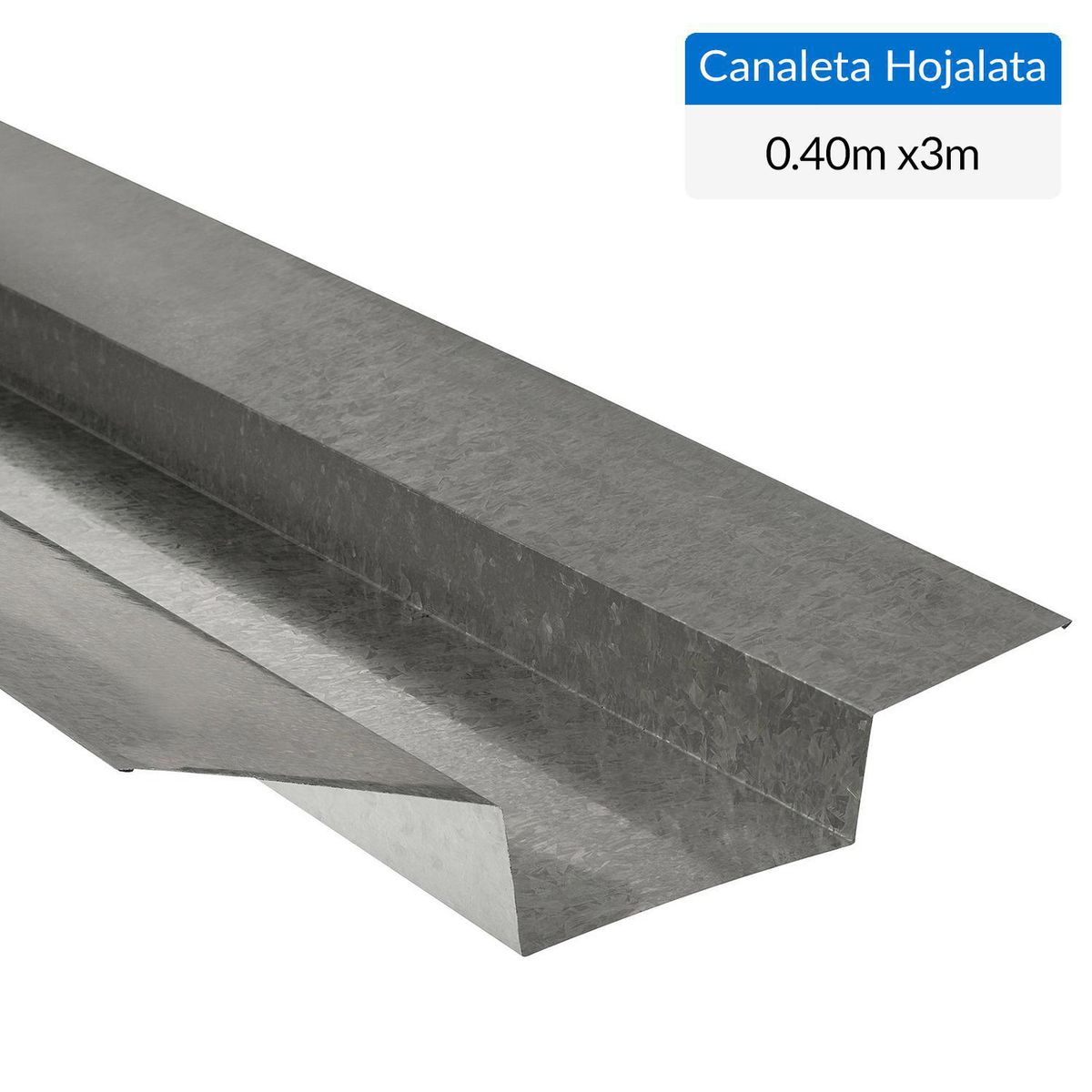 COYAHUE - 0.40x3 m Canal Limaholla Hojalata