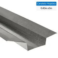 COYAHUE - 0.40x3 m Canal Limaholla Hojalata