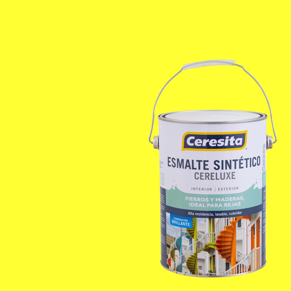 CERESITA - Esmalte Sintético Brillante 1 galón(es) Amarillo Limón 