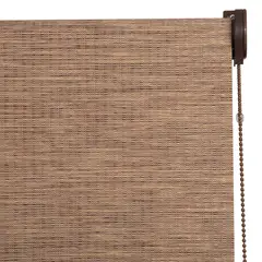 JUST HOME COLLECTION - Roller Bambú Chocolate Ancho 101a120cm Alto 101a135cm