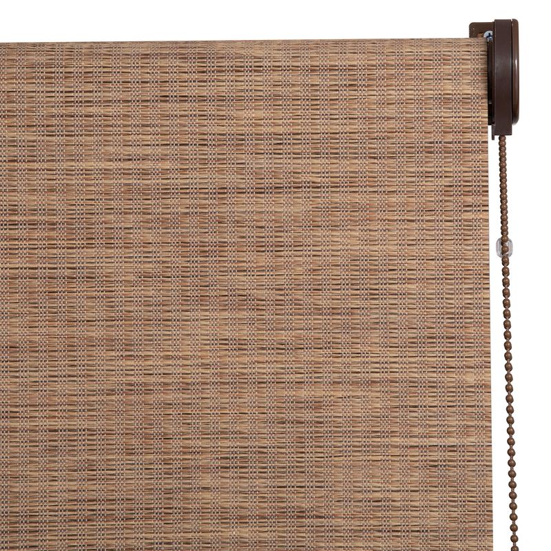 JUST HOME COLLECTION - Roller Bambú Chocolate Ancho 121a130cm Alto 241a260cm