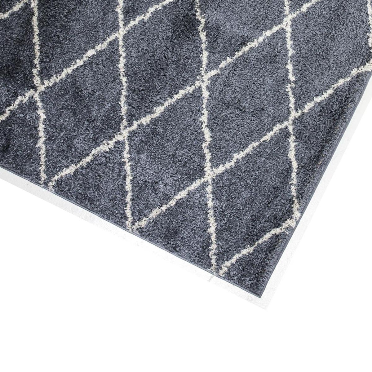 IDETEX - Alfombra Shaggy Magnolia 150x200 cm Polipropileno Gris