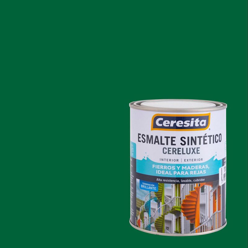 CERESITA - Esmalte Sintético Brillante 0.25 galón(es) Verde Bosque