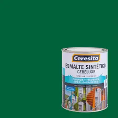CERESITA - Esmalte Sintético Brillante 0.25 galón(es) Verde Bosque