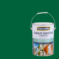 CERESITA - Esmalte Sintético Galón 1 galón(es) Brillante Verde Bosque