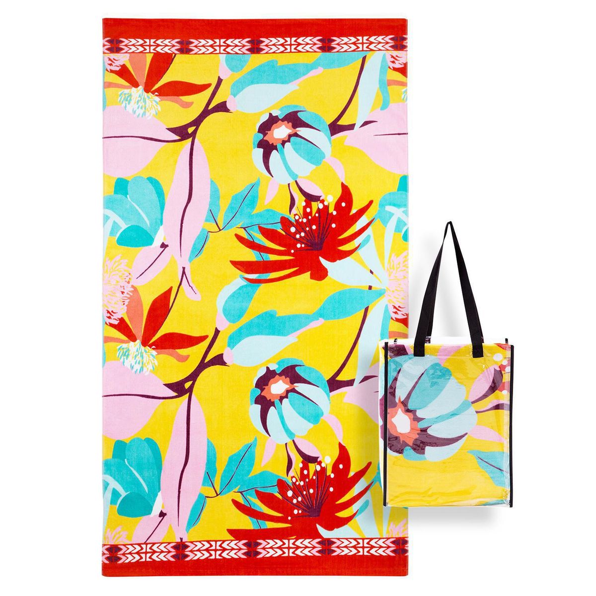 ELEMENT & CO - Toalla Playa Aruba 230 gr Algodón 100x180 cm Multicolor