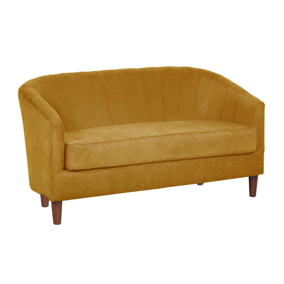 INTERMUEBLES - Sofá 2 cuerpos Rio 141x77x67 cm Oro