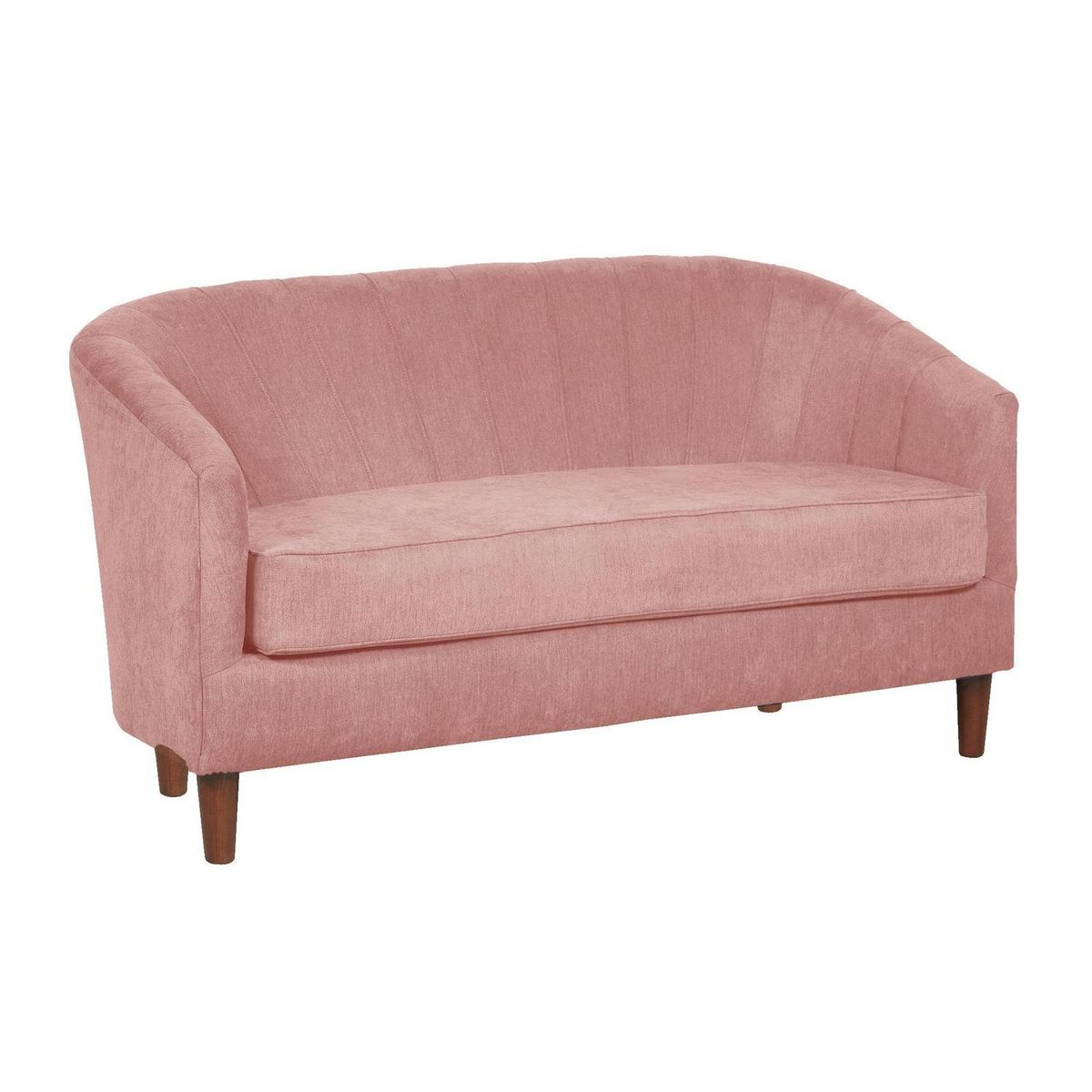 INTERMUEBLES - Sofá 2 cuerpos Rio 141x77x67 cm Palo Rosa