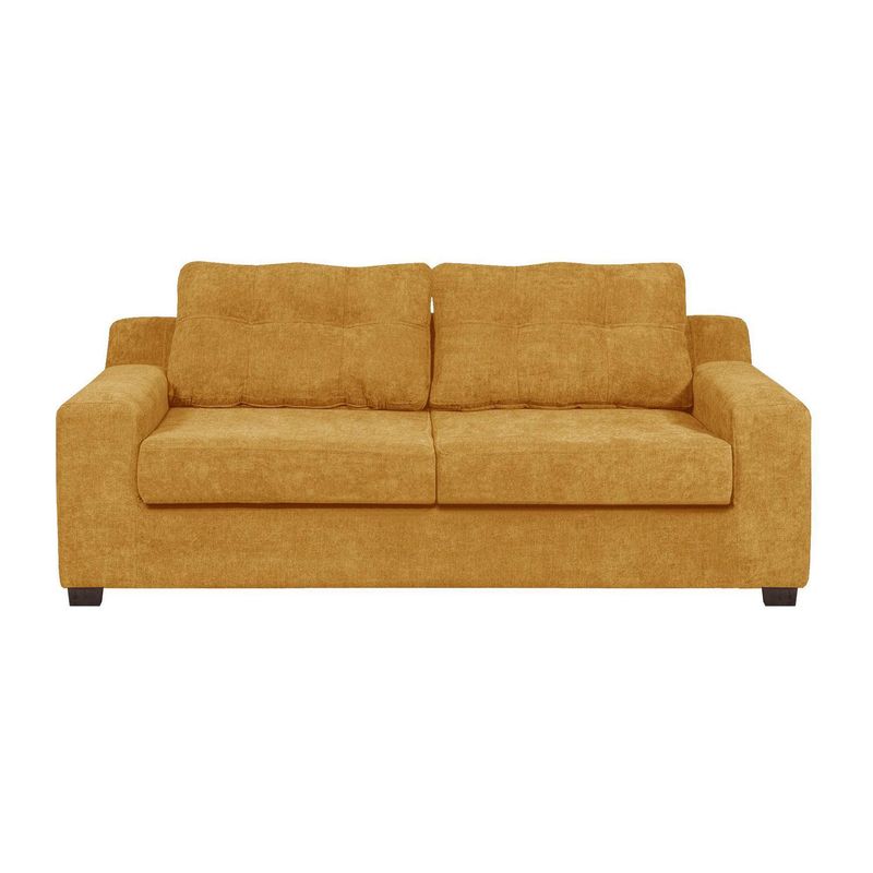 INNOVAMUEBLES - Sofá 3 cuerpos Santi 180x96x90 cm Mostaza