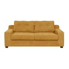 INTERMUEBLES - Sofá 3 cuerpos Santi 180x96x90 cm Mostaza
