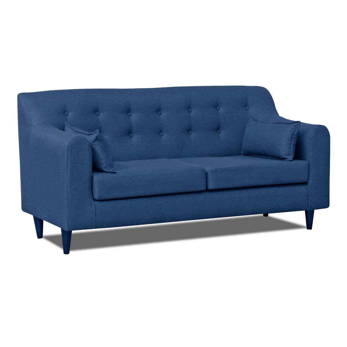 INTERMUEBLES - Sofá 3 cuerpos Dali 200x72x77 cm Azul