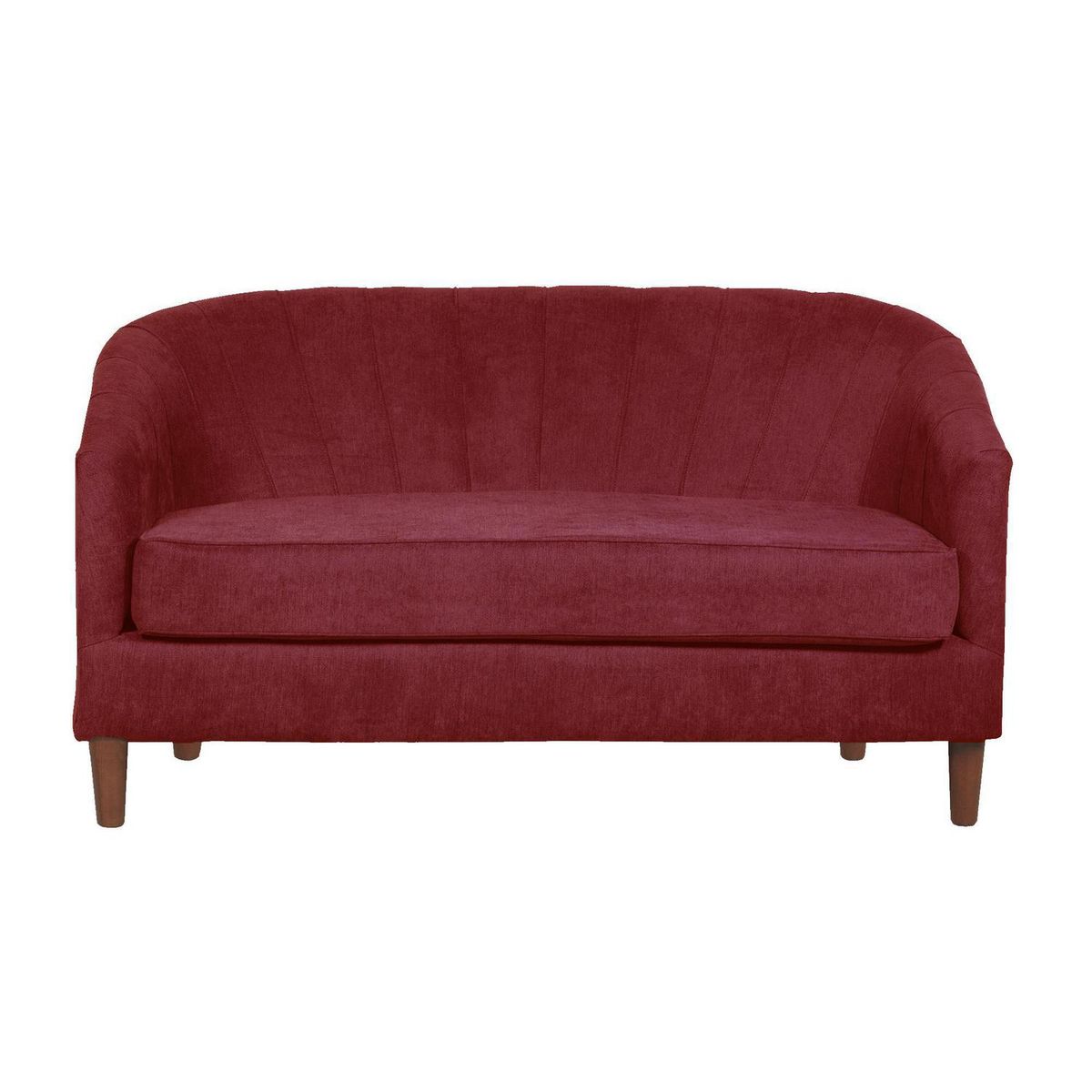 INTERMUEBLES - Sofá 2 cuerpos Rio 141x77x67 cm Rojo